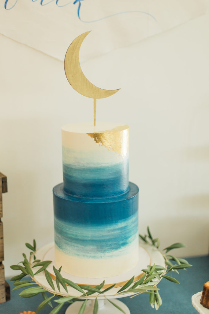 Love you to the Moon - An Indigo Baby Boy Shower - Project Nursery