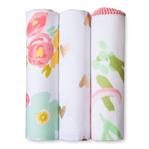 Muslin Swaddle Blankets from Target's Cloud Island Collection