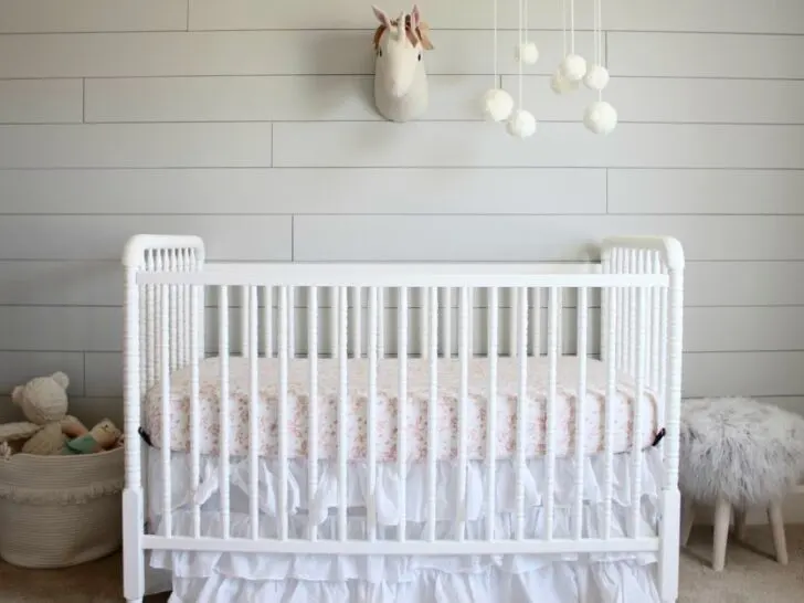 Vintage Soft Pink and White Girls Nursery - Project Nursery