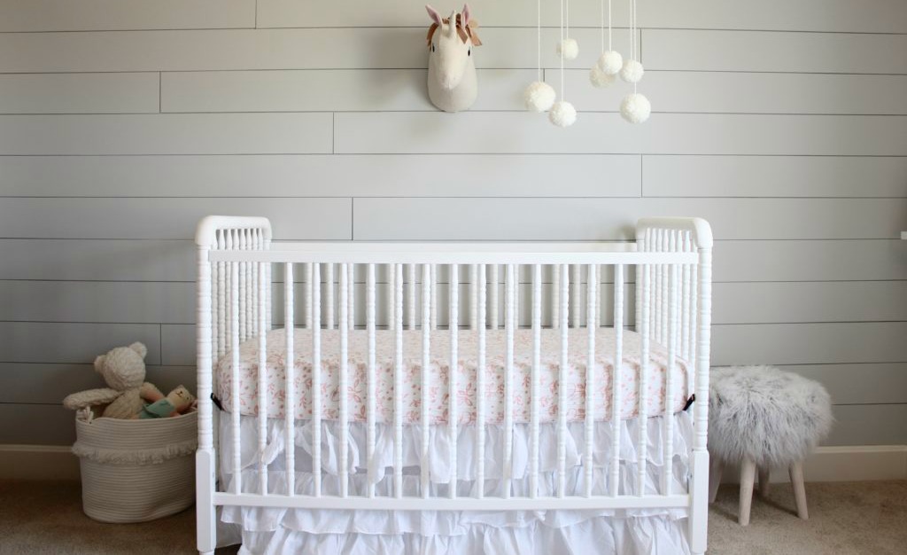 Vintage Soft Pink and White Girls Nursery - Project Nursery