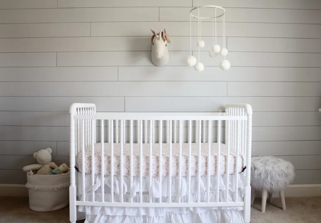 Vintage Soft Pink and White Girls Nursery - Project Nursery