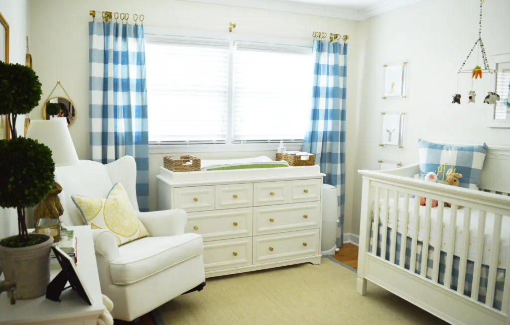 Buffalo Check Pattern with Lucite Nursery - Project Nursery