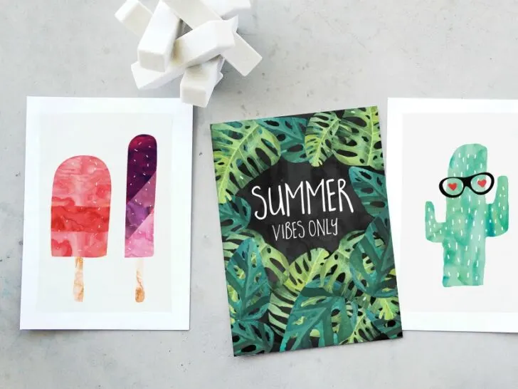 Free Printable Summer Wall Art