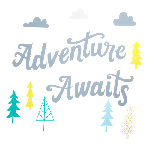 Adventure Awaits Wall Decal from Target's Cloud Island Collection