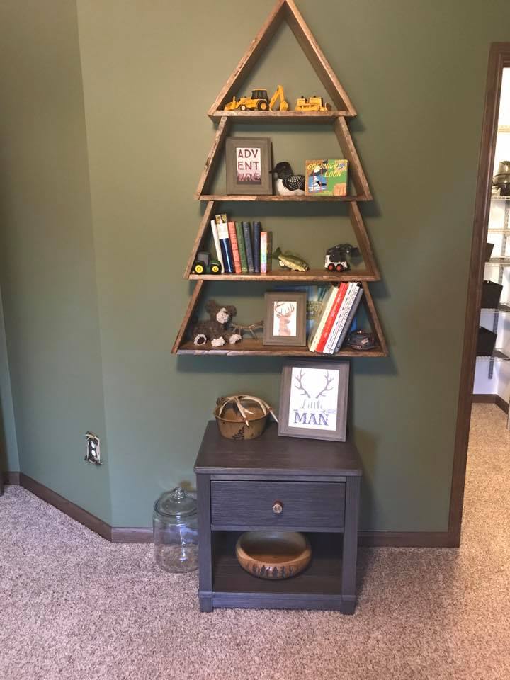 tree bookshelf nursery