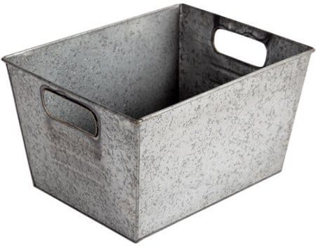 Better Homes and Gardens Small Galvanized Bin