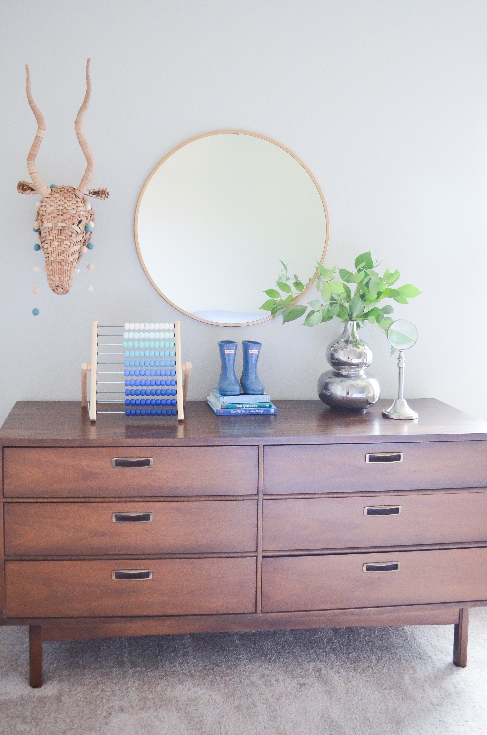 Mid-Century Dresser In Toddler Room - Project Nursery