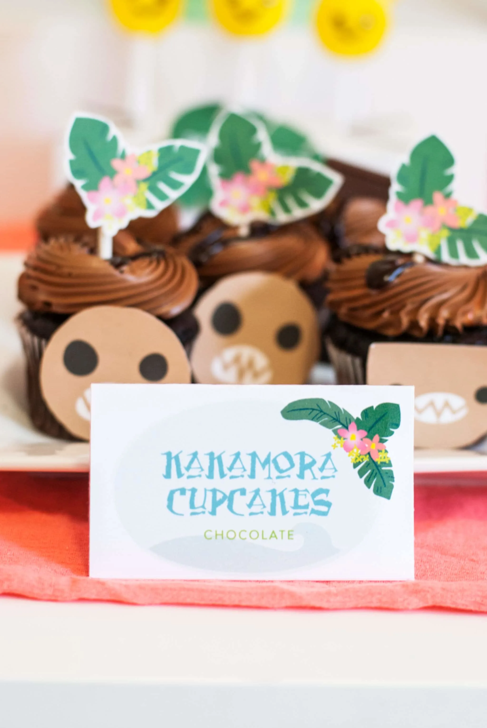 Moana Birthday Party Ideas Kakamora Cupcakes - Project Nursery