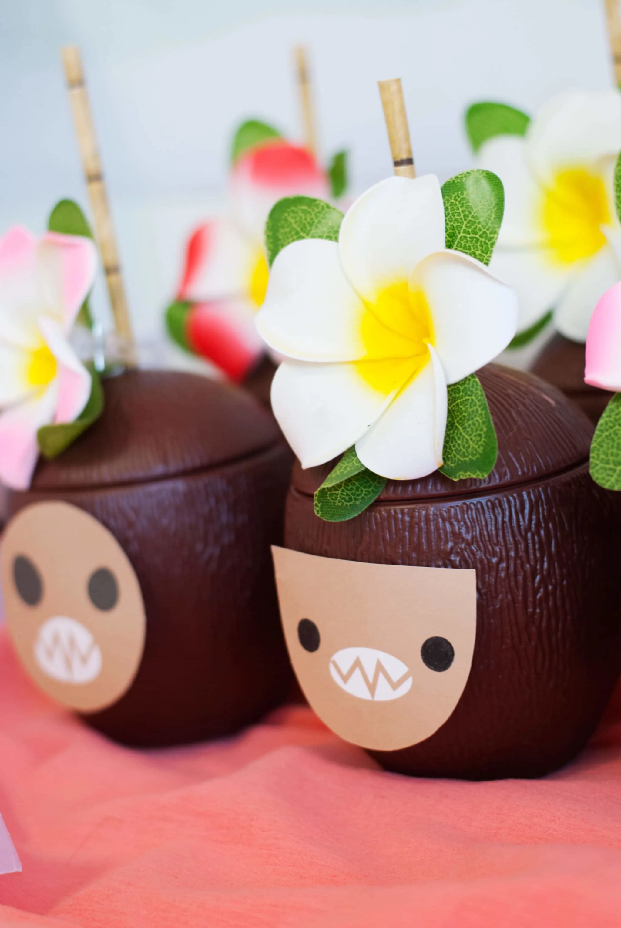 Moana Birthday Party Ideas Coconut Cups - Project Nursery
