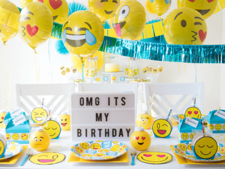 Hero Emoji Birthday Party