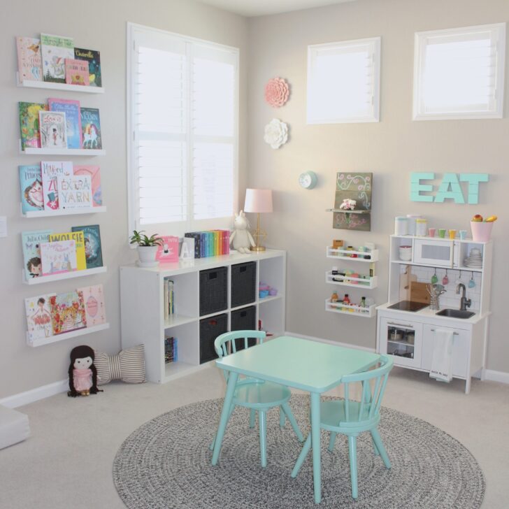 Ikea Book Shelves (Spice Racks) - Pink Polka Dot Creations