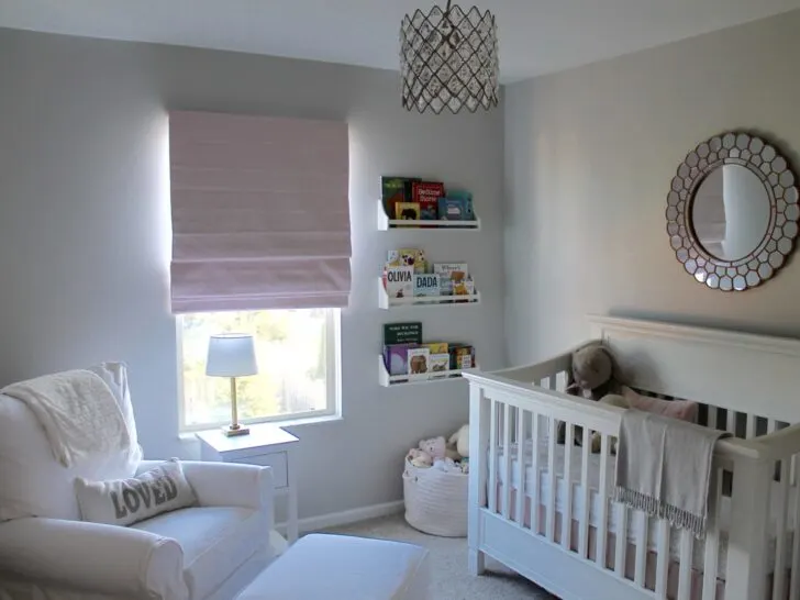 Pink, Gold and Gray Nursery