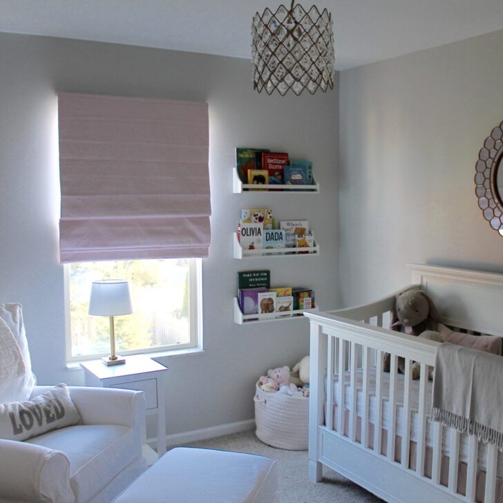 Pink, Gold and Gray Nursery