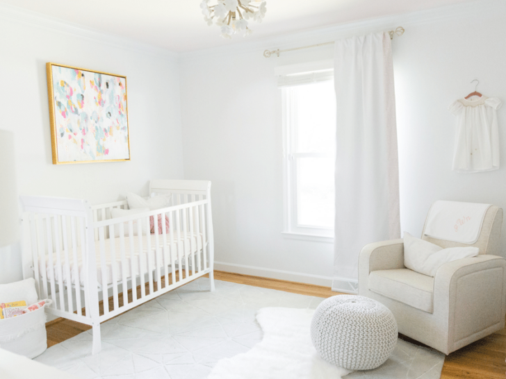White and Gold Nursery