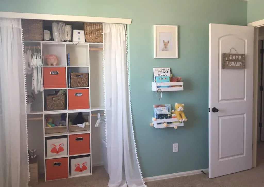 Organized Nursery Closet - Project Nursery