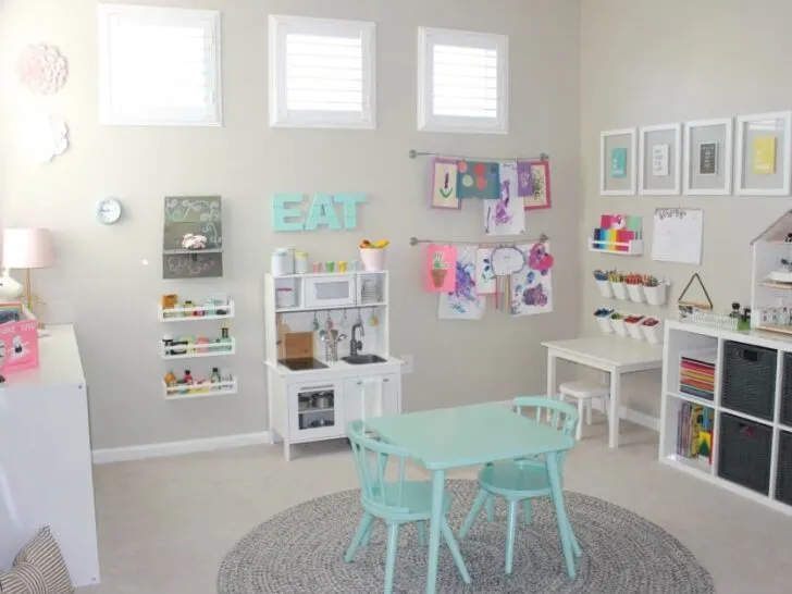 hero Pretty in Pastels Playroom full room