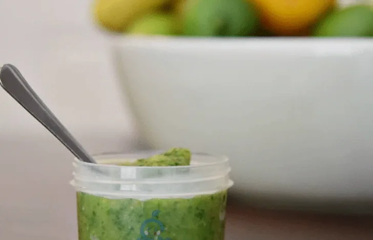 Pear and Kale Baby Food
