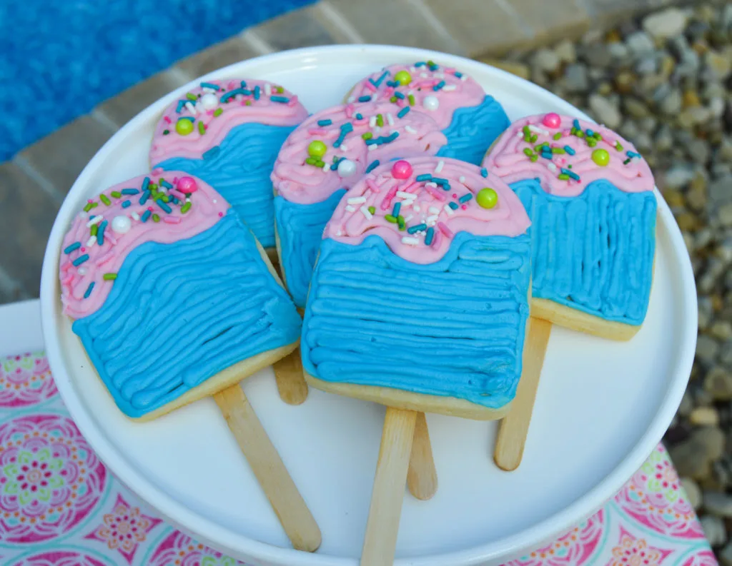 Popsicle Pool Party Cookies