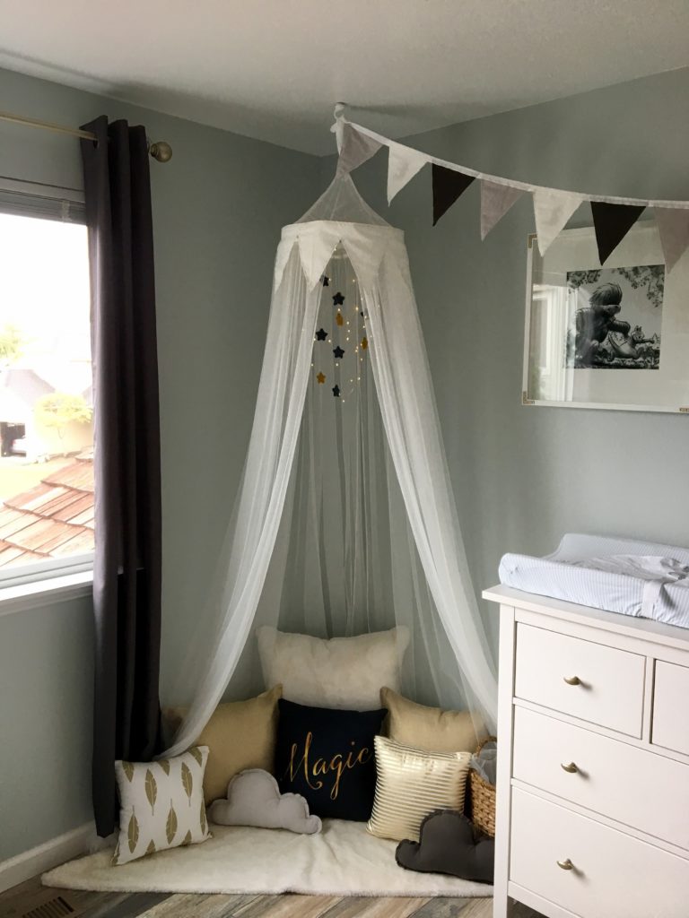 Delaney’s Magical, Story-Themed Nursery nook