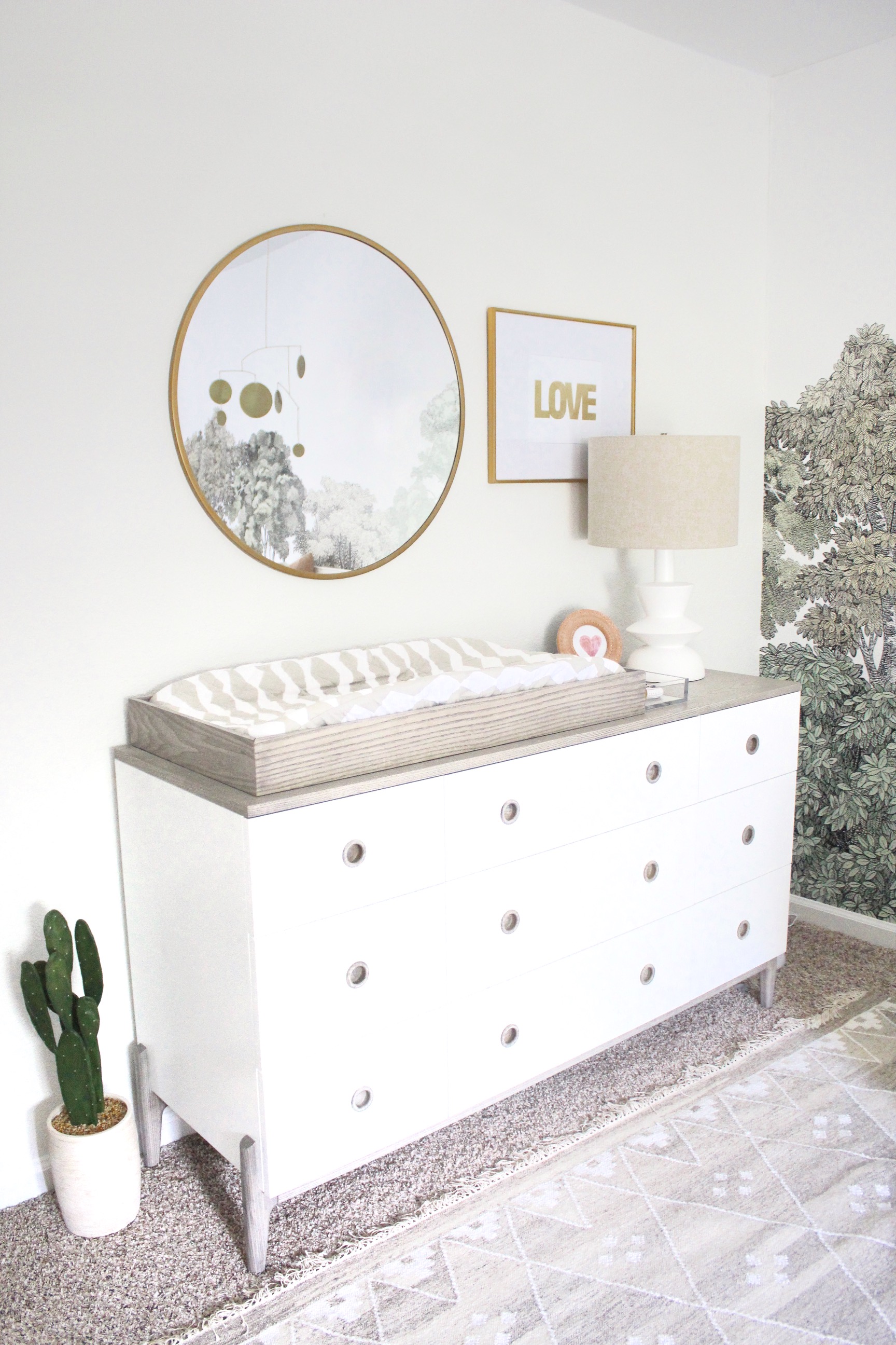 Serene, Neutral Girl Nursery inspired by Nature - Project Nursery