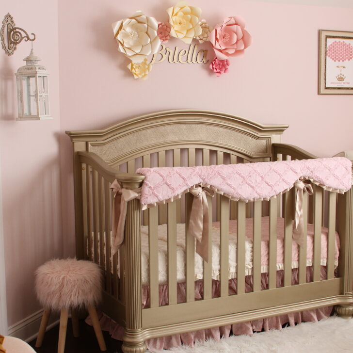 Soft Pink Golds and Ivory Shabby Chic Nursery