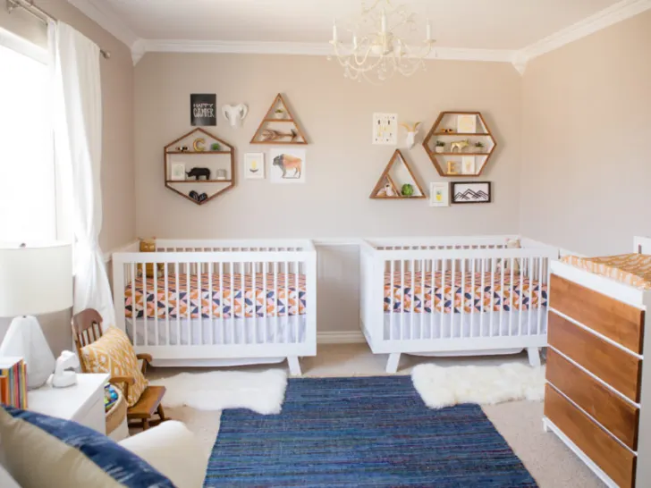 Modern Boho Twin Nursery