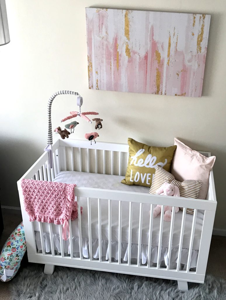 Pink and Gold Baby Girl Nursery - Project Nursery