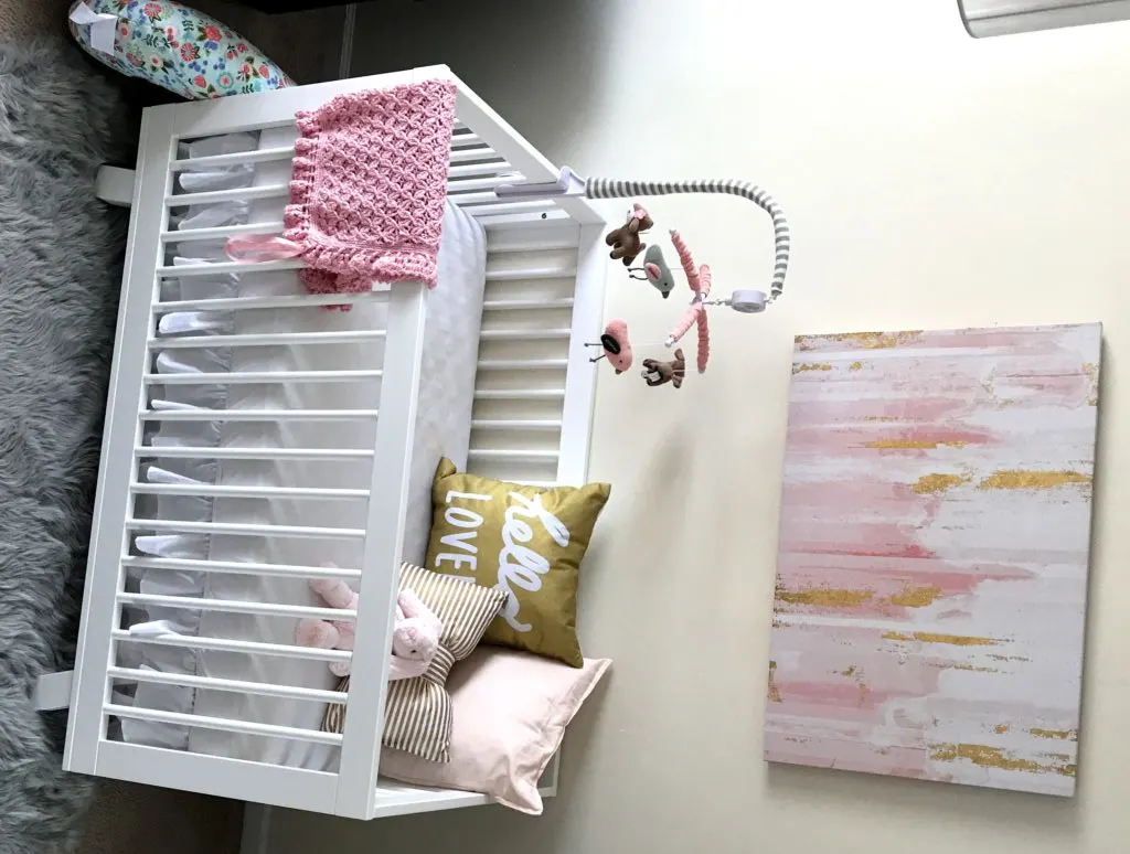 Pink and Gold Baby Girl Nursery - Project Nursery