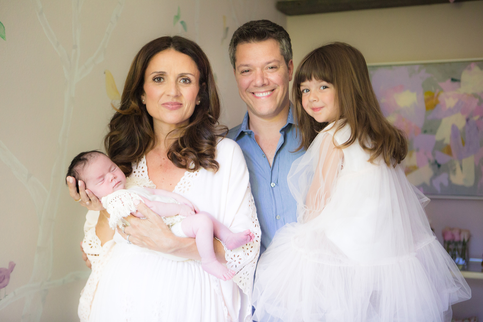 Jenni Pulos and Family in Nursery