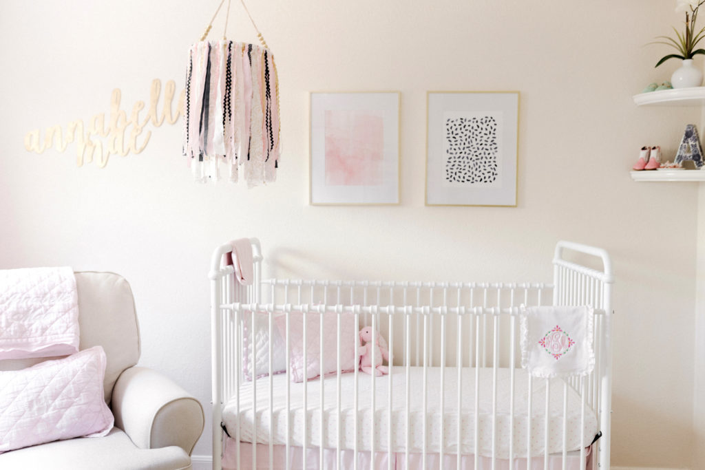 Annabelle Mae’s Pink and Blue Nursery