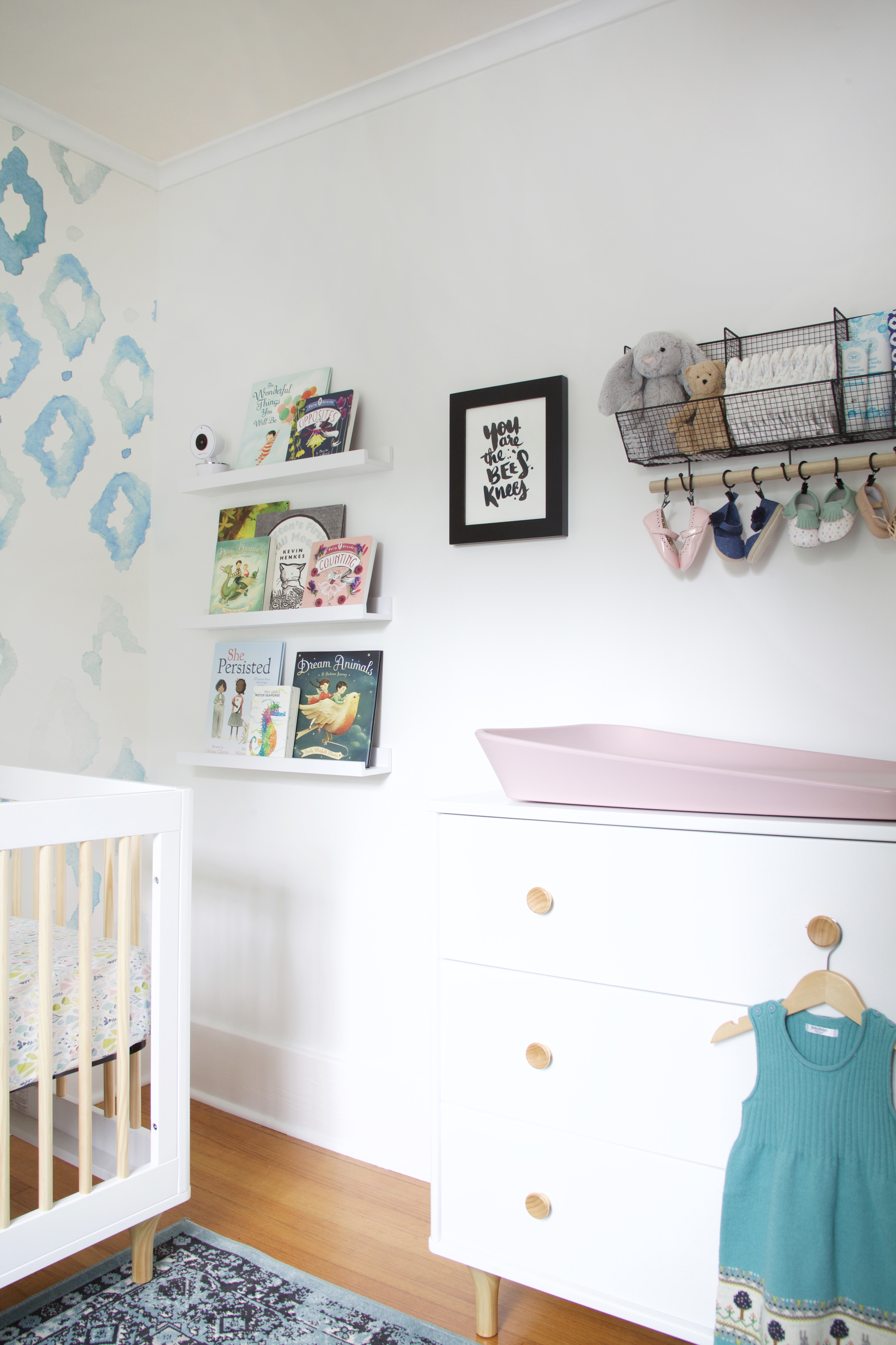 Pink and Aqua Girl's Nursery - Project Nursery