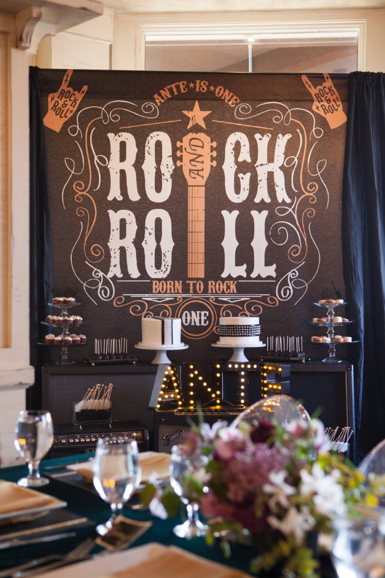 Rock ‘n’ Roll 1st Birthday Party - Project Nursery