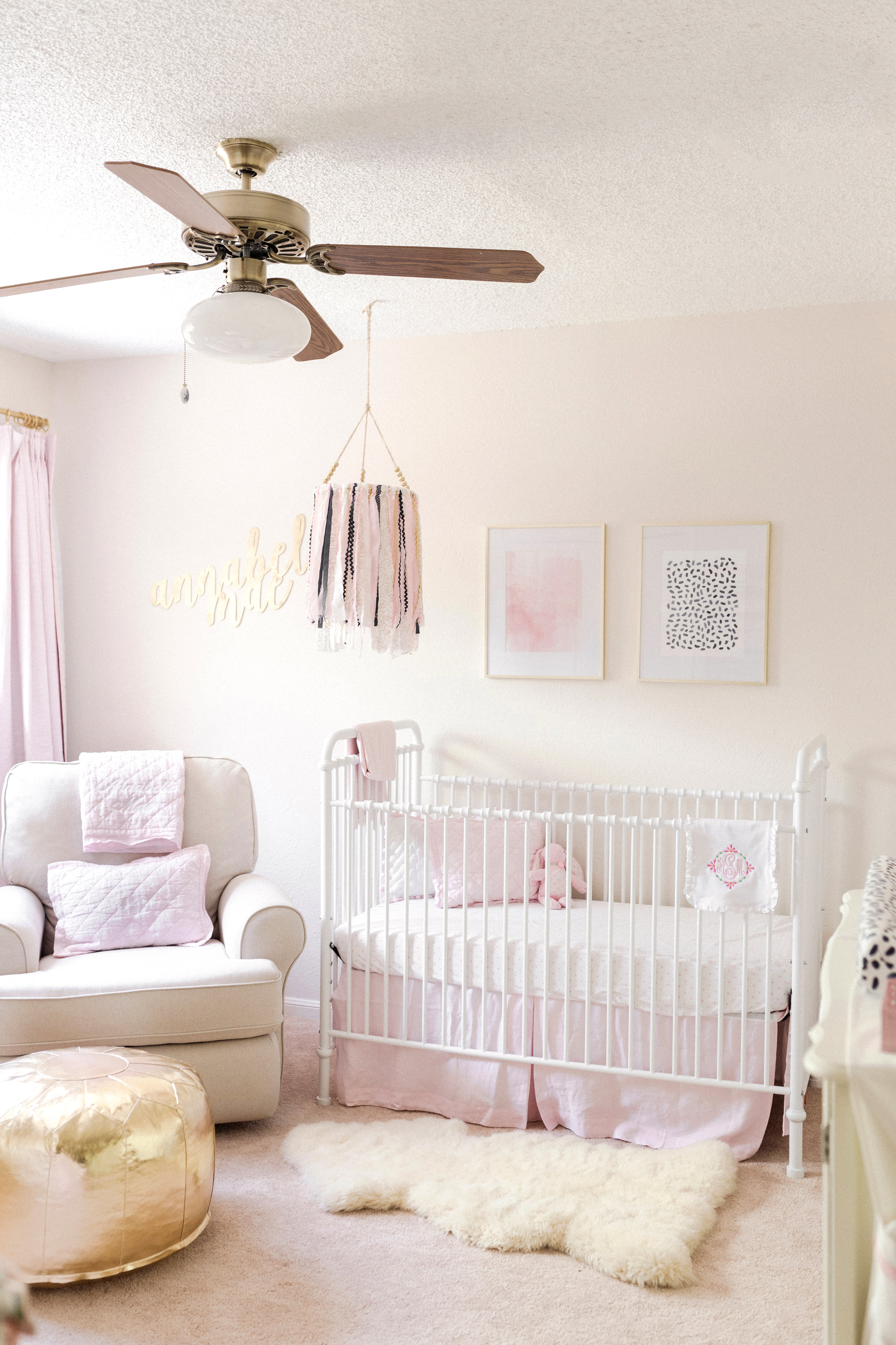 Annabelle Mae's Pink and Blue Nursery - Project Nursery