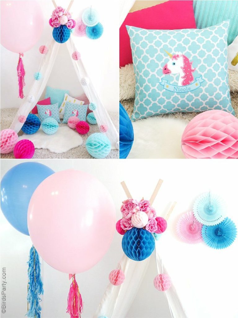 unicorn birthday slumber party project nursery