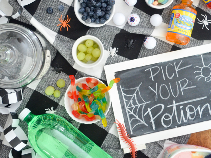 DIY Halloween Potion Drinks