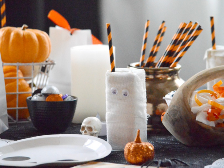 Halloween Party Mummy Juice Box