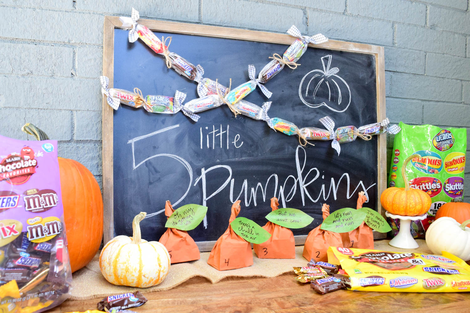 Halloween Countdown Five Little Pumpkins Activity