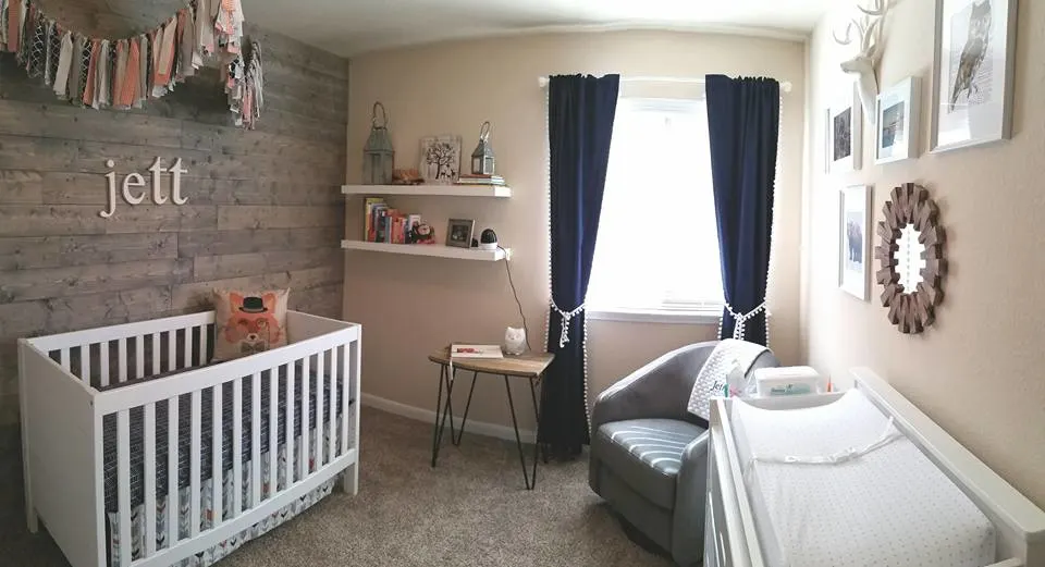 Jet's Modern Woodland Nursery