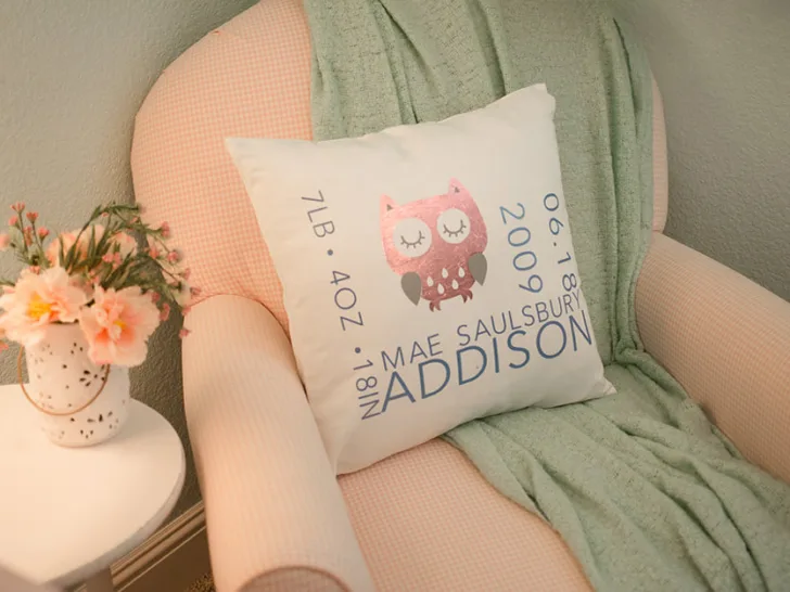 DIY Personalized Pillow