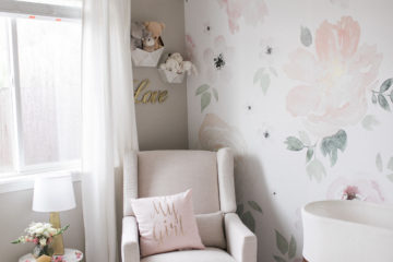 Light and Airy Floral Nursery