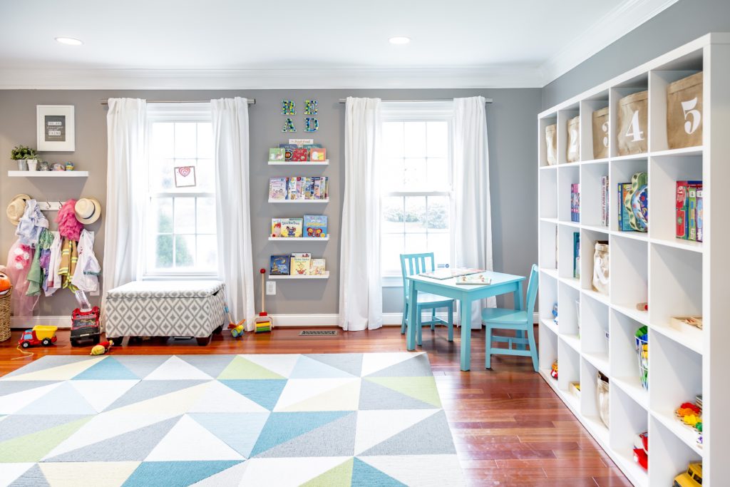 Bright and Bold Modern Playroom - Project Nursery