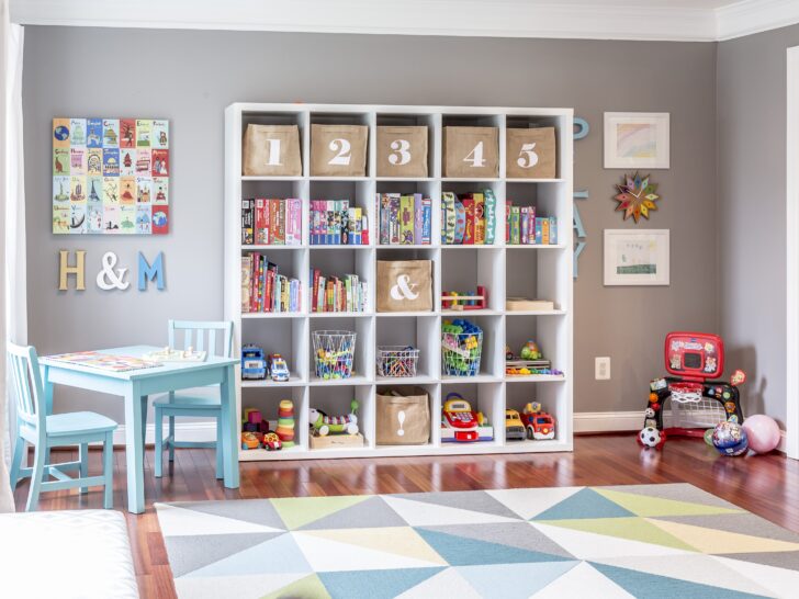 Bright and Bold Modern Playroom