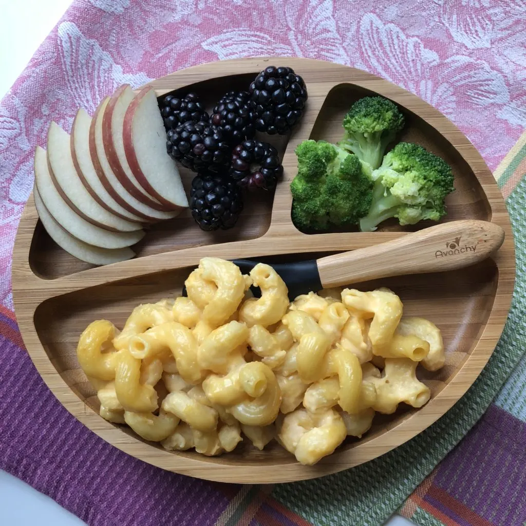 Avanchy Bamboo Toddler Plate