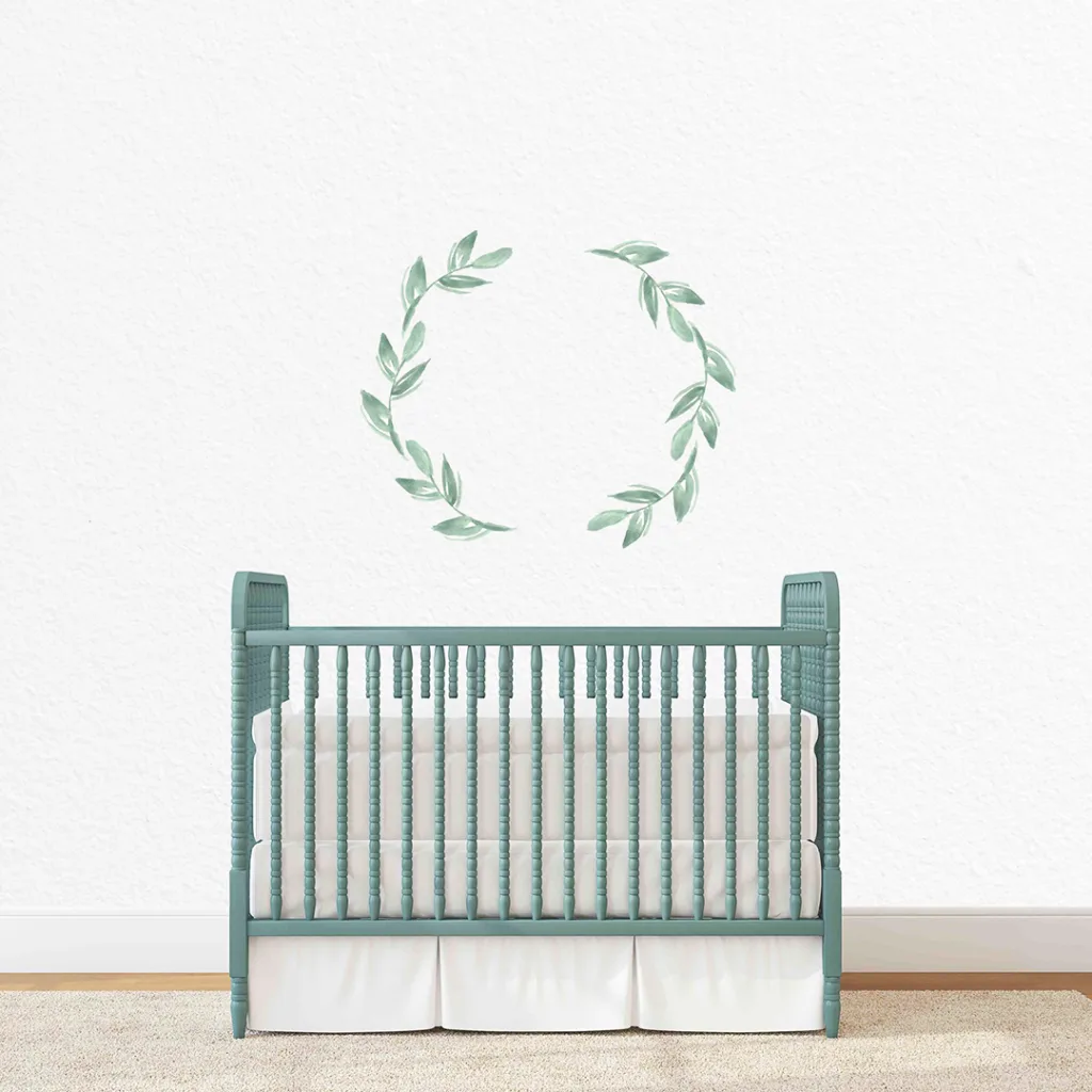 Olive Wreath Individual Wall Decal - The Project Nursery Shop