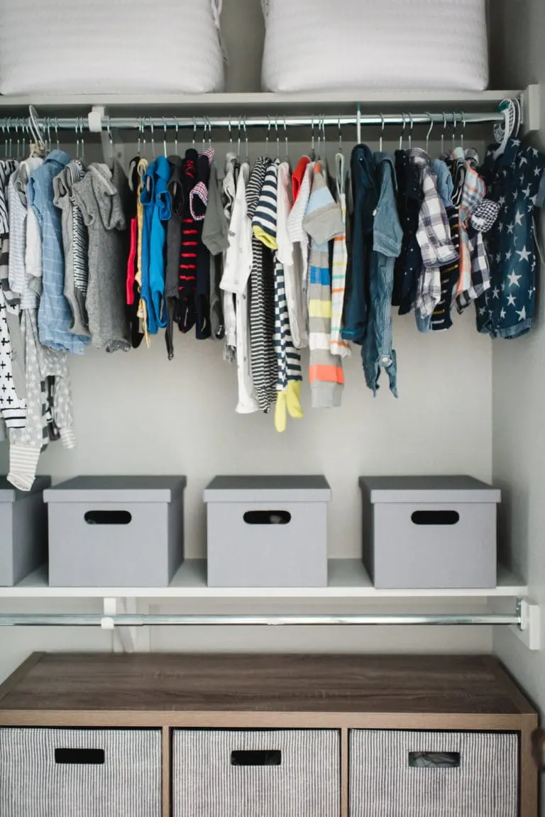 Boy Nursery Closet