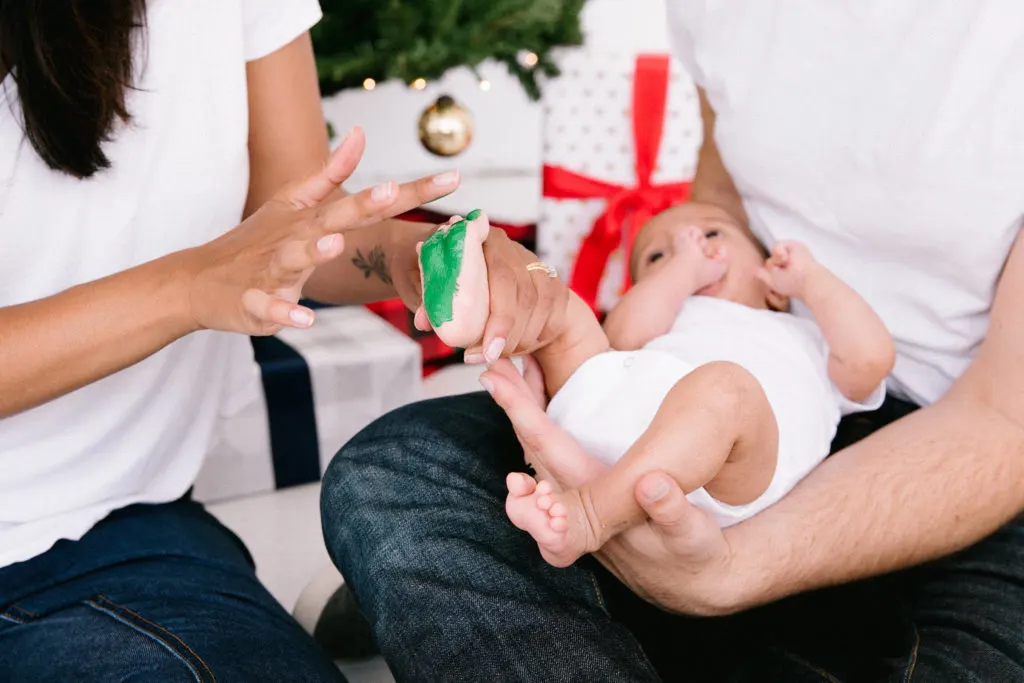 Christmas Baby Footprint Craft