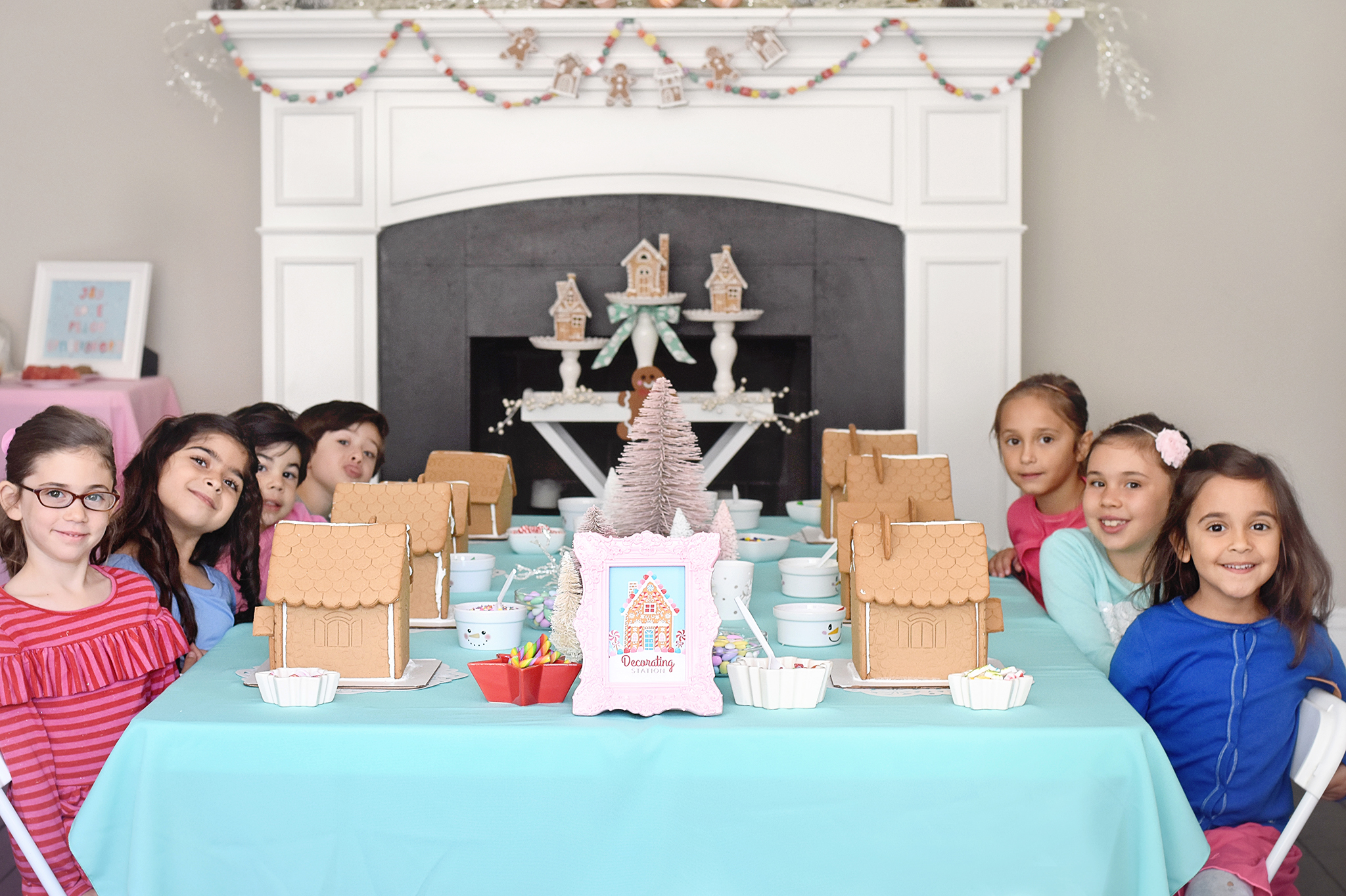 Make sure you have a big table so the kids have plenty of room to decorate!