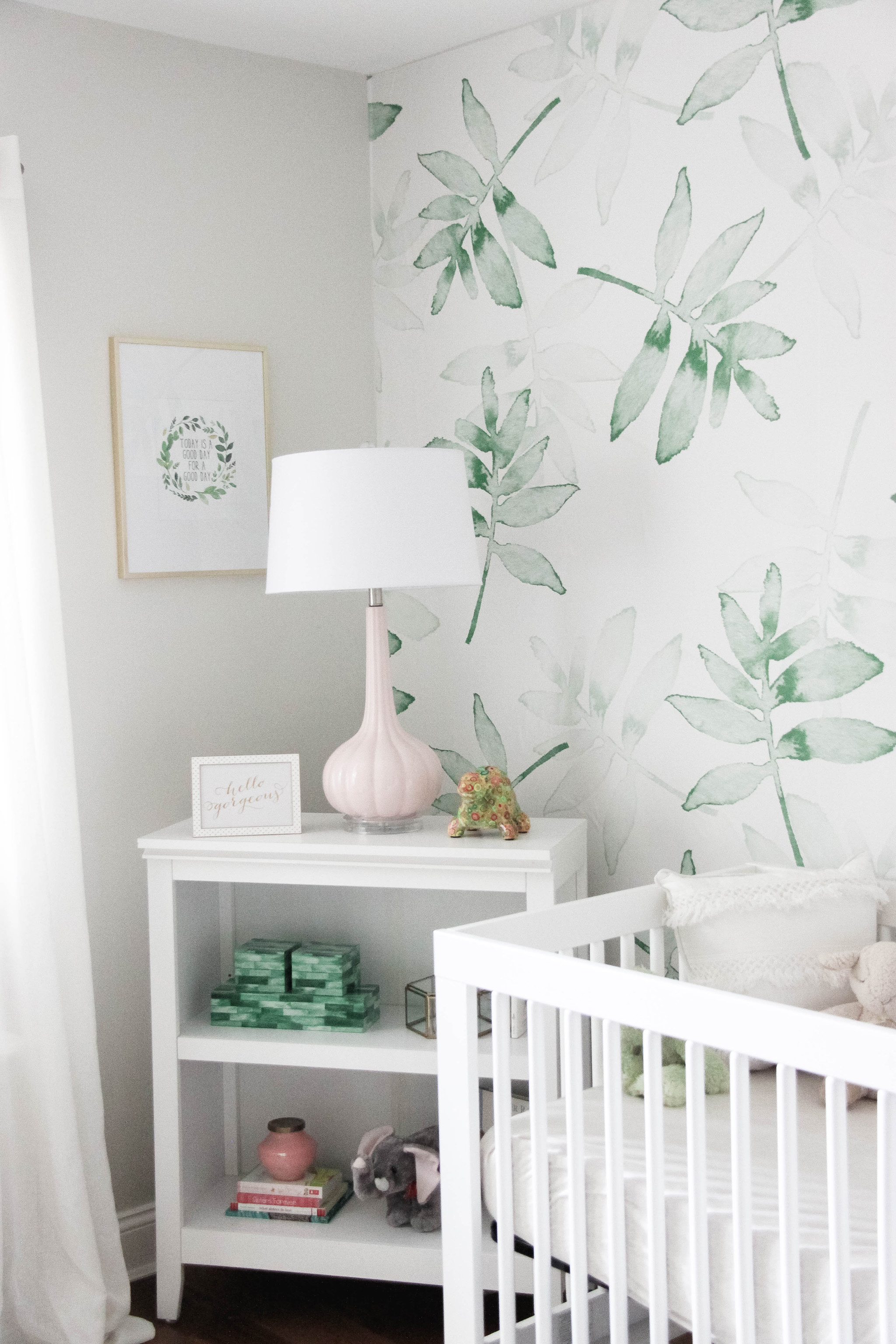 Green and Pink Nursery 