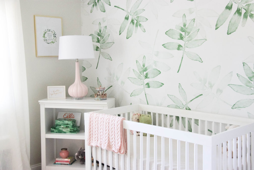 Green and Pink Girl's Nursery