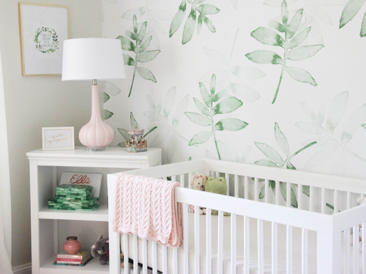 Green and Pink Tropical Nursery